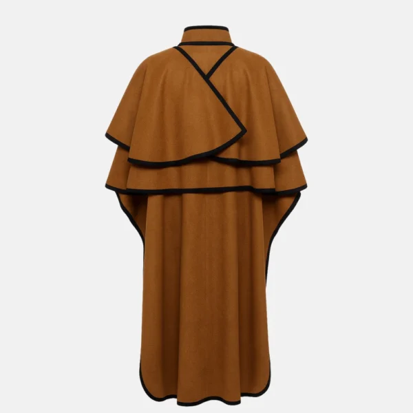 Emily In Paris Lily Collins Cape Coat