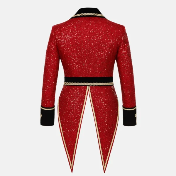 The Red Tour Taylor Swift Red Sequin Tail Coat