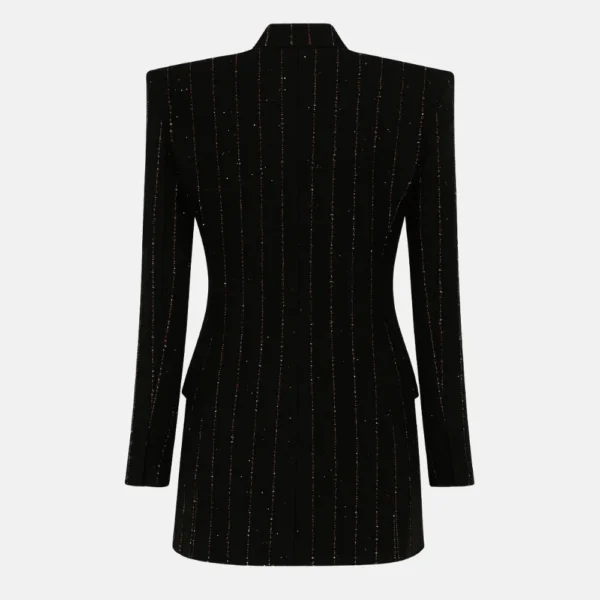 Taylor Swift Black Sequin Blazer