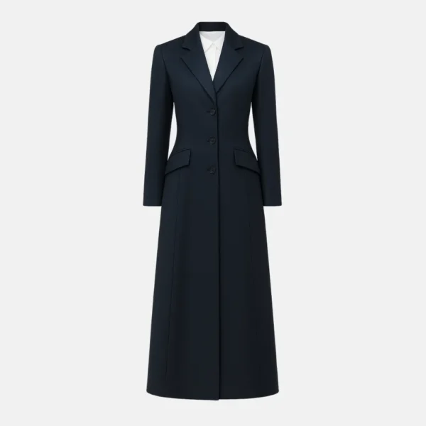 Agatha All Along Kathryn Hahn Blue Trench Coat