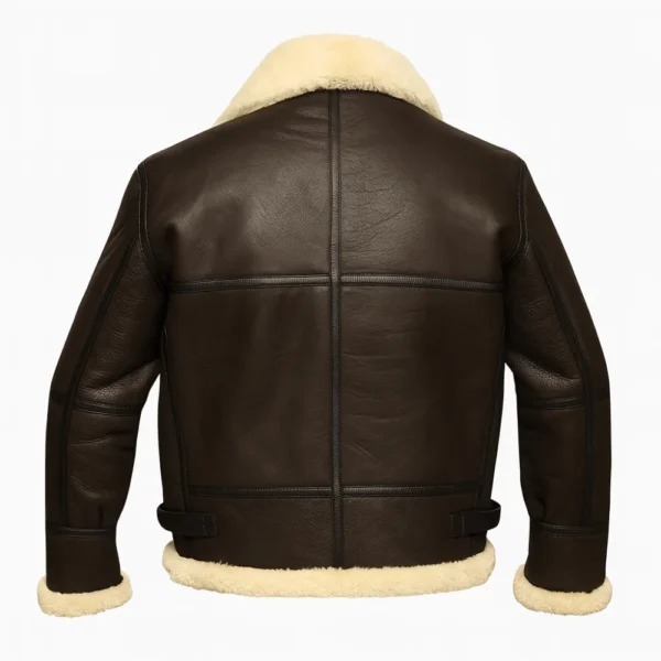 Kims Men's Vintage B3 Bomber Leather Jacket