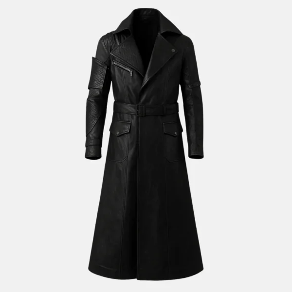 The Crow Eric Black Leather Coat