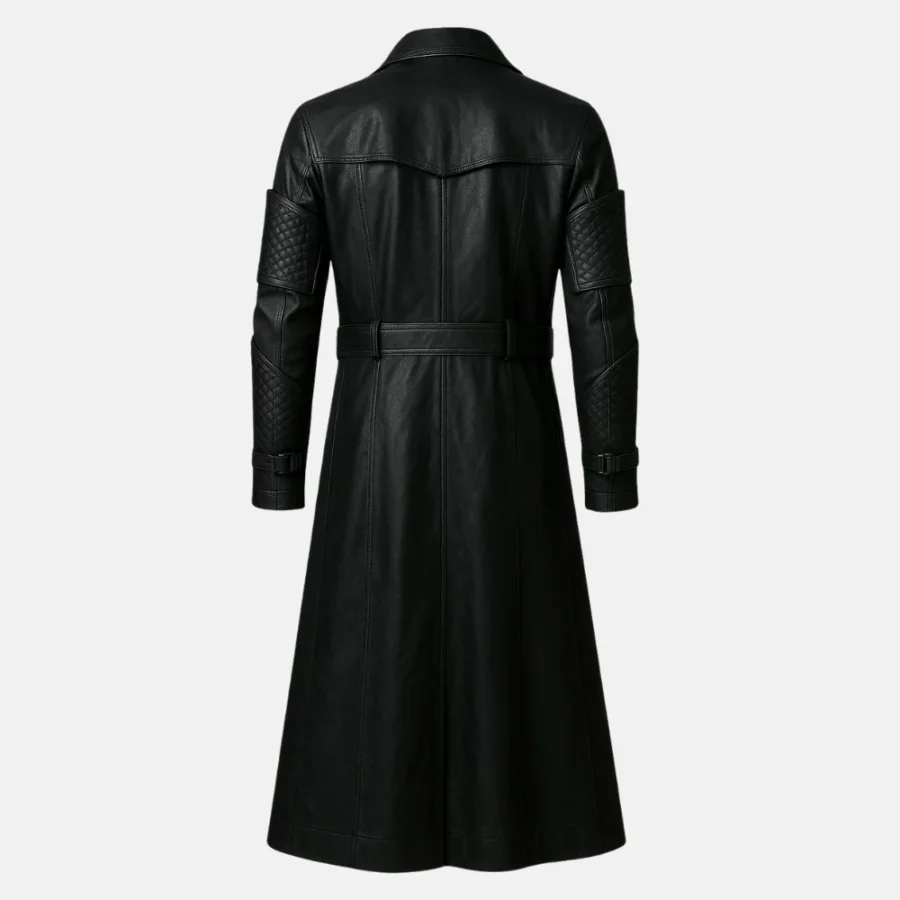 The Crow Eric Black Leather Coat