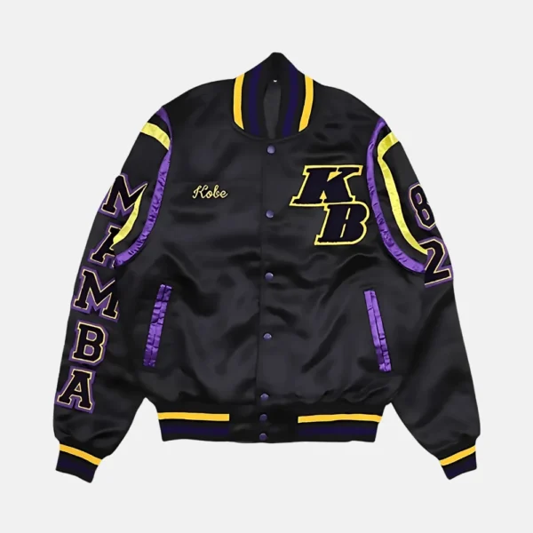 Lakers Black Mamba Hall of Fame Kobe Bryant Varsity Jacket