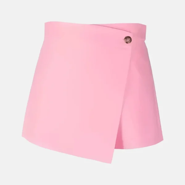 Euphoria Cassie Howard Pink Asymetric Shorts