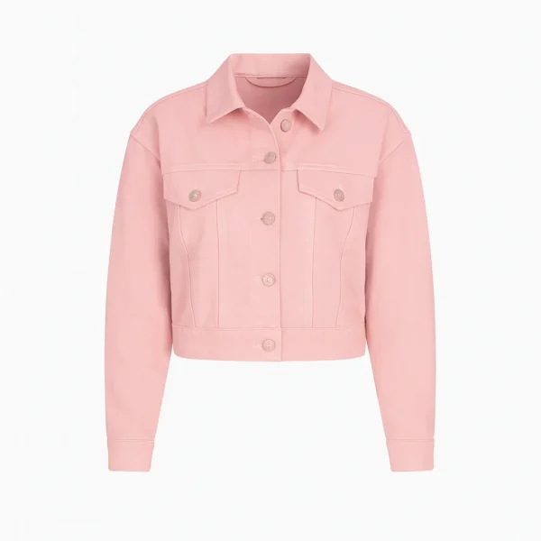 Euphoria Cassie Howard Pink Denim Trucker Jacket and Pants