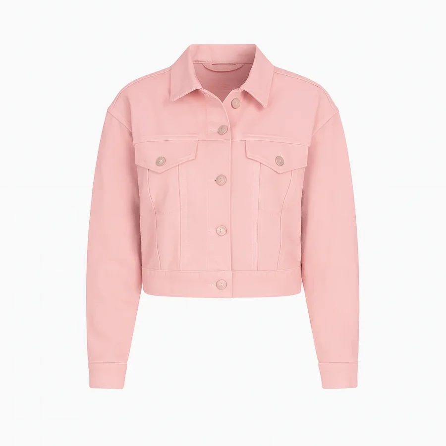 Euphoria Cassie Howard Pink Denim Trucker Jacket and Pants