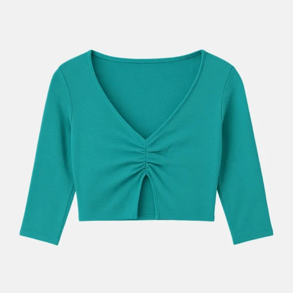 Euphoria Cassie Howard Teal Green Crop Top and Pants
