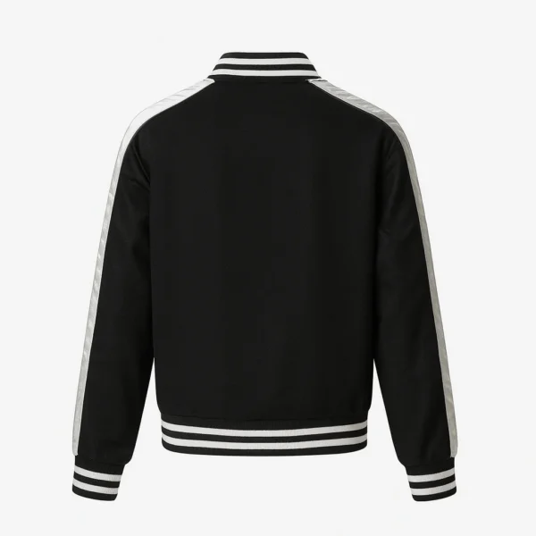 Euphoria Kat Hernandez Black and White Varsity Jacket