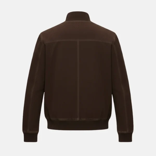 Laurent Lafitte Mens Suede Leather Jacket