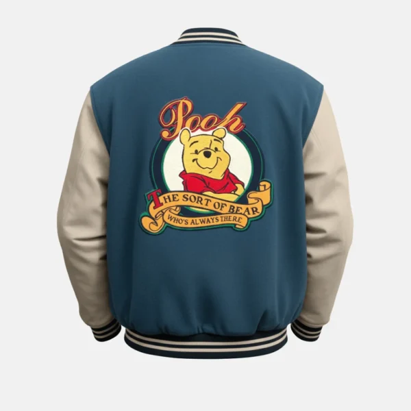 90s XXXTentacion Winnie The Pooh Varsity Jean Jacket