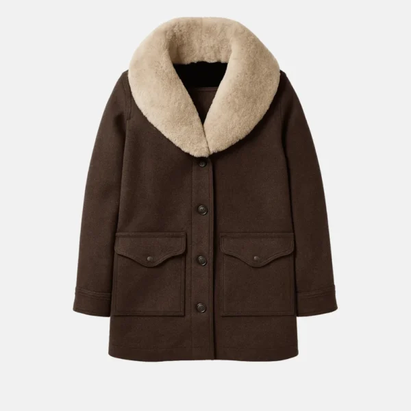 Beth Dutton Kelly Reilly Shawl Collar Coat