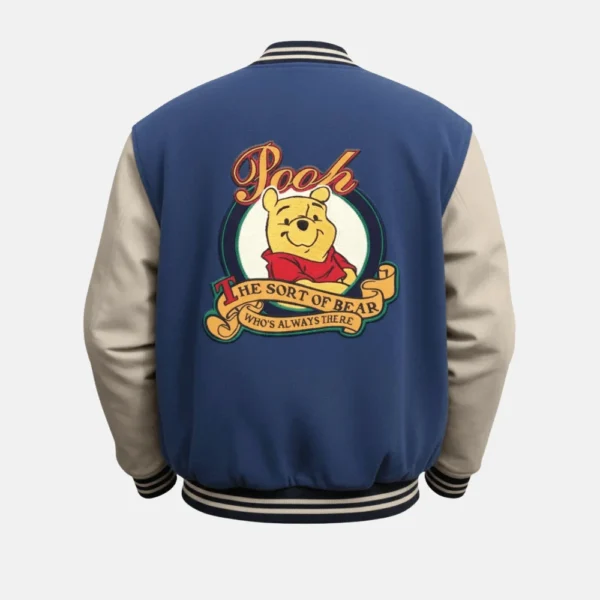 90s Xxxtentacion Winnie The Pooh Denim Varsity Jacket