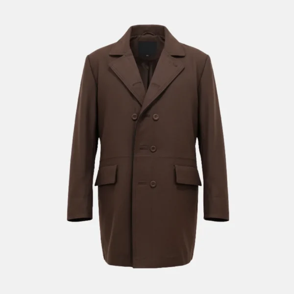 James Brown Leather Coat
