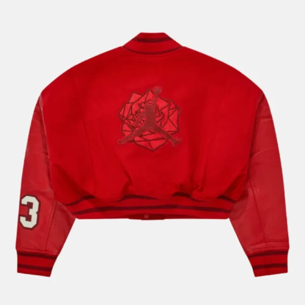 Teyana Red Varsity Jacket