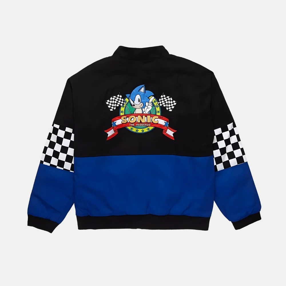 Sonic the Hedgehog Checkered Racing Jacket