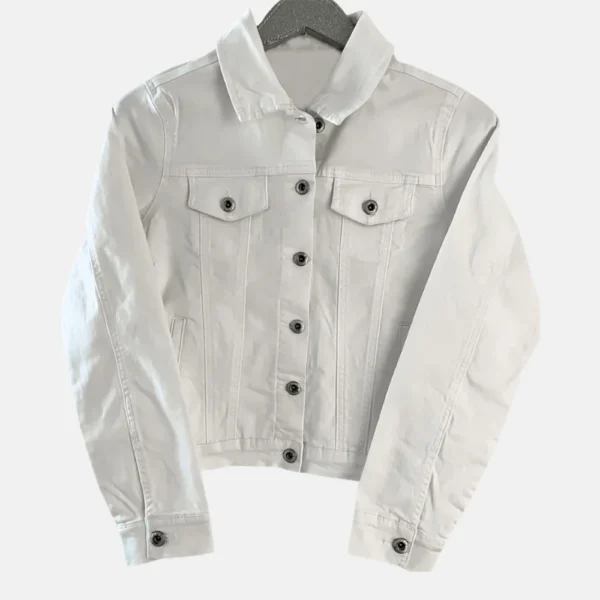 The Eras Tour White Denim Jacket