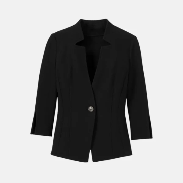 Beth Micro Boucle Black Jacket