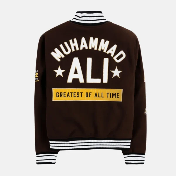 Jalen Hurts GOAT Muhammad Ali Varsity Jacket