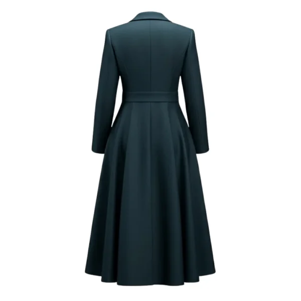 Agatha All Along Kathryn Hahn Blue Trench Coat