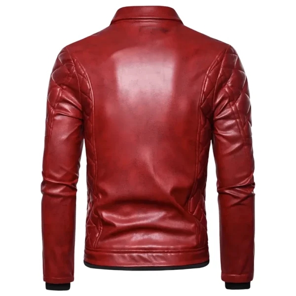Seth Rollins Maroon Fur Collar Jacket