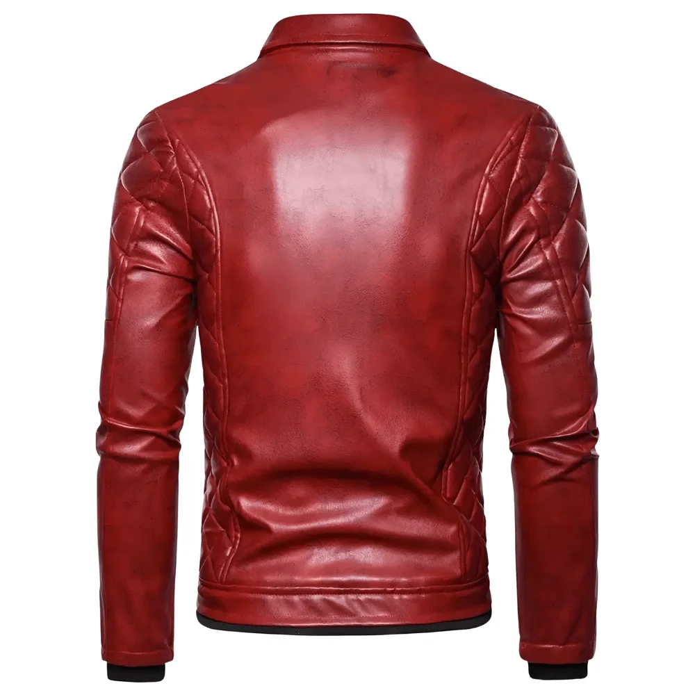 Seth Rollins Maroon Fur Collar Jacket
