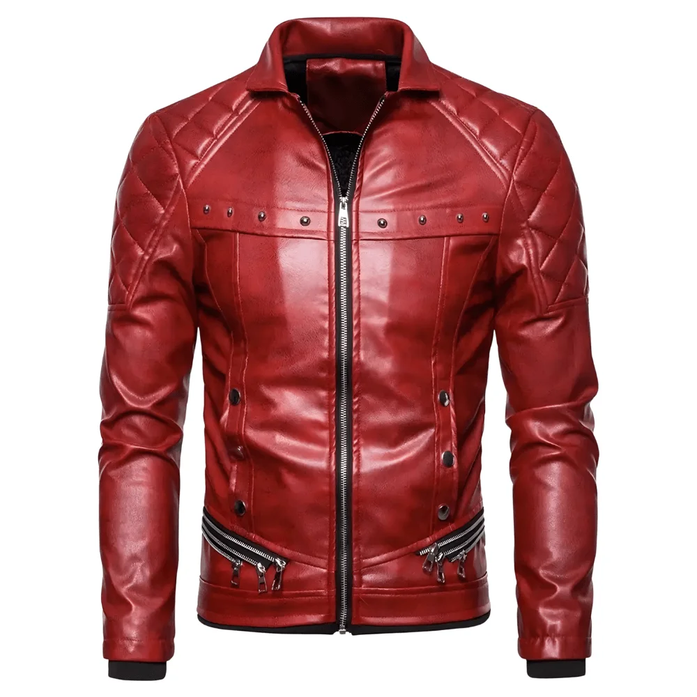 Seth Rollins Maroon Fur Collar Jacket