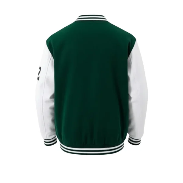 Celtics Bomber Jacket White And Green