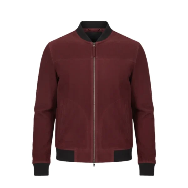 Ryan Reynolds Suede Bomber Jacket