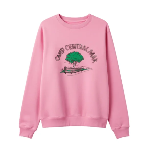Stranger Things S05 Priah Ferguson Pink Sweatshirt