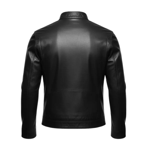 The Copenhagen Test Simu Liu Black Leather Jacket