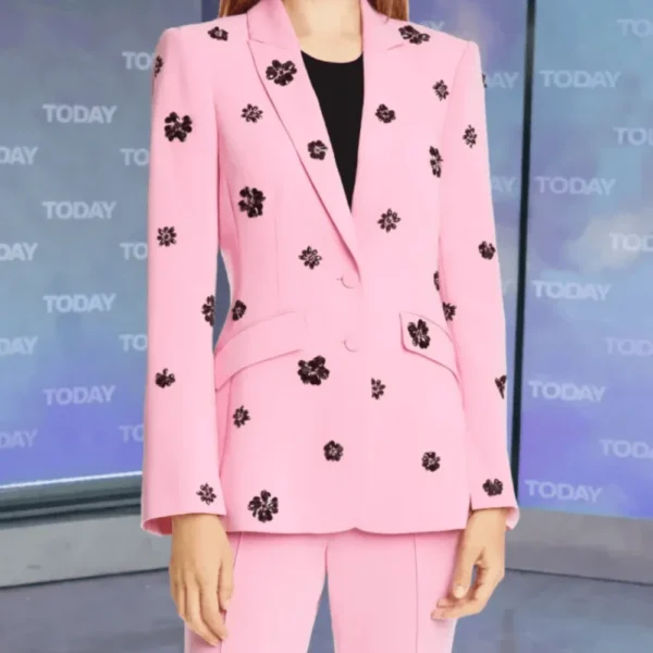 The Today Show Jill Martin Pink Floral Blazer