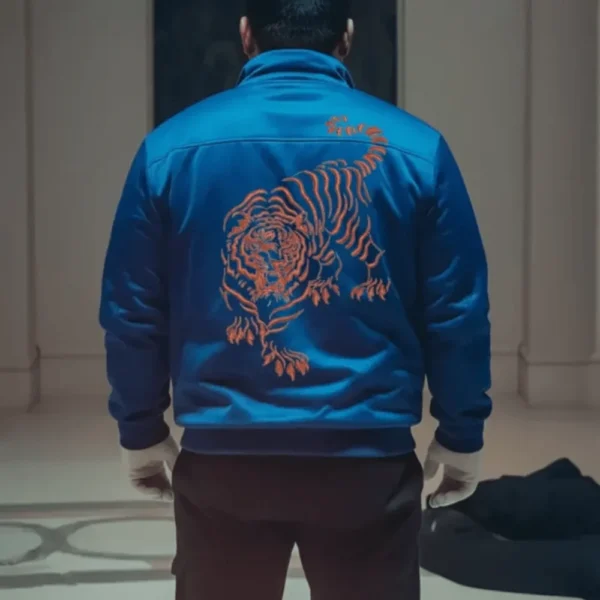 Holy Night Demon Hunters Ma Dong-seok Blue Bomber Jacket