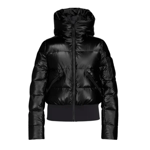Fool Me Once Michelle Keegan Black Puffer Jacket
