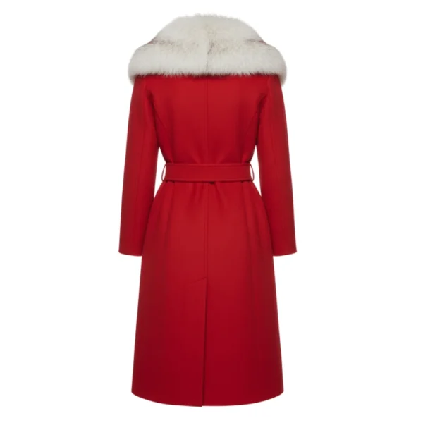 Thanksgiving Day Parade Lainey Wilson Red Wool Coat