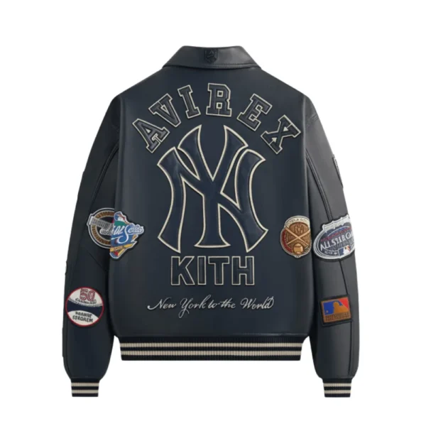 Kith & AVIREX for the New York Yankees Leather Jacket