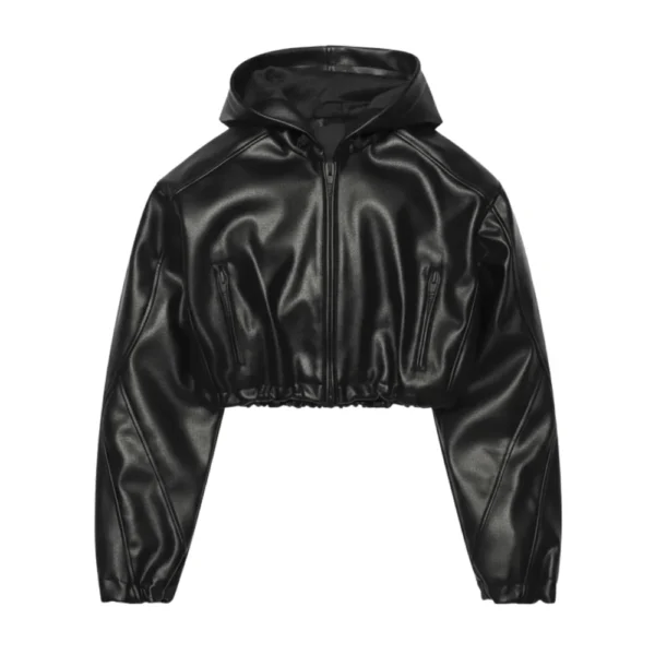 Kylie Jenner Black Leather Jacket