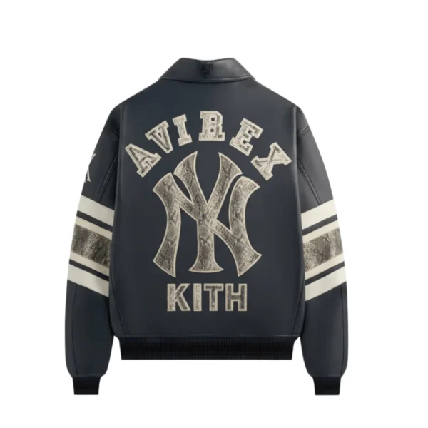 Kith & AVIREX for the New York Yankees Leather Jacket