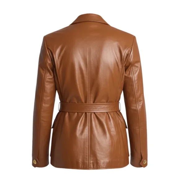 Cate Blanchett Black Bag Leather Jacket