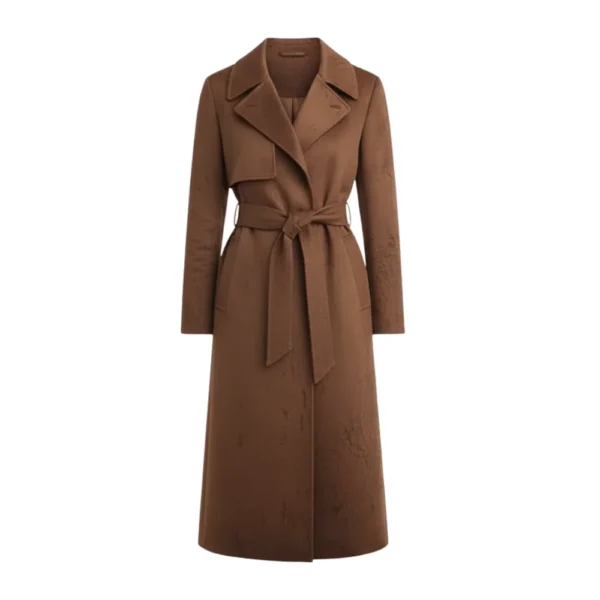Clayface Jessica Grundle Brown Trench Coat