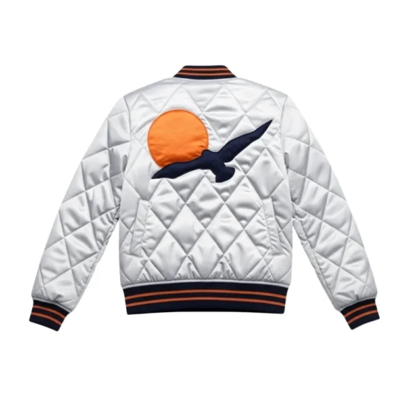 70’s Silver Wings Bomber Jacket