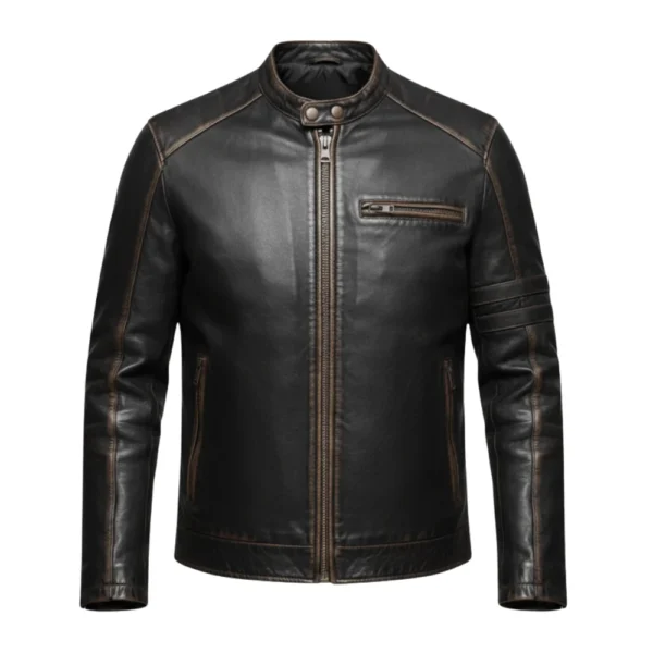 Boston Blue Donnie Wahlberg Leather Jacket