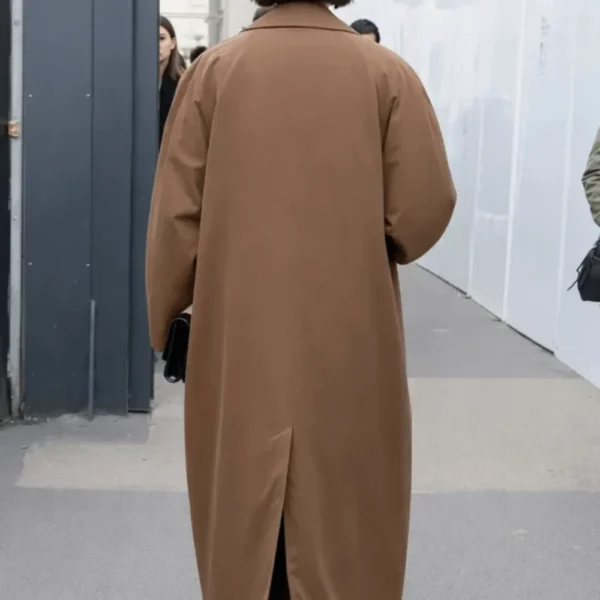 Emily In Paris S05 Lily Collins Brown Coat