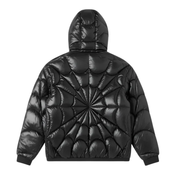 Edward Spider Black Puffer Jacket