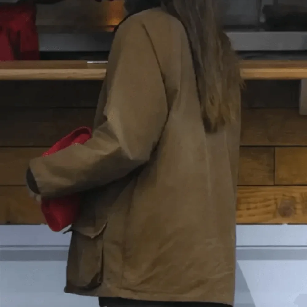 Kate Middleton Brown Cotton Jacket