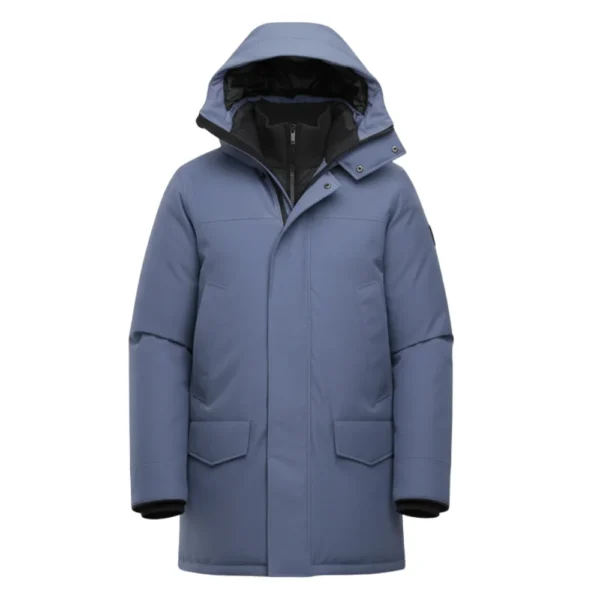A Merry Little Ex-Mas Oliver Hudson Blue Parka Jacket