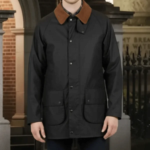 The Drama Robert Pattinson Black Cotton Jacket