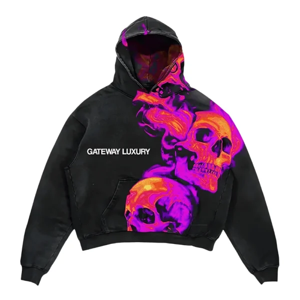 Gateway Luxury Pullover Black Hoodie