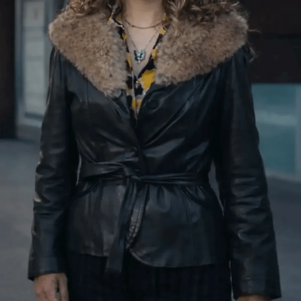 Ponies Haley Lu Richardson Black Leather Jacket
