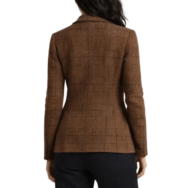 Sunny Nights Ra Chapman Plaid Blazer